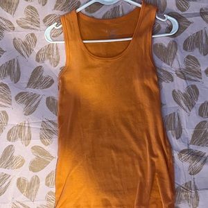 No Boundaries Orange Tanktop Large